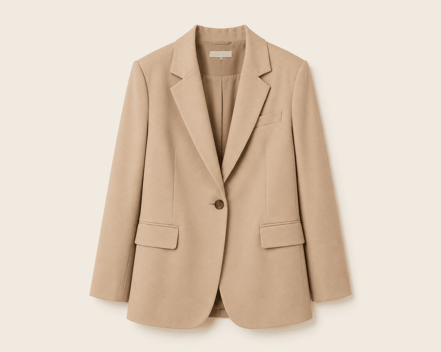 Tek Düğmeli Blazer Ceket